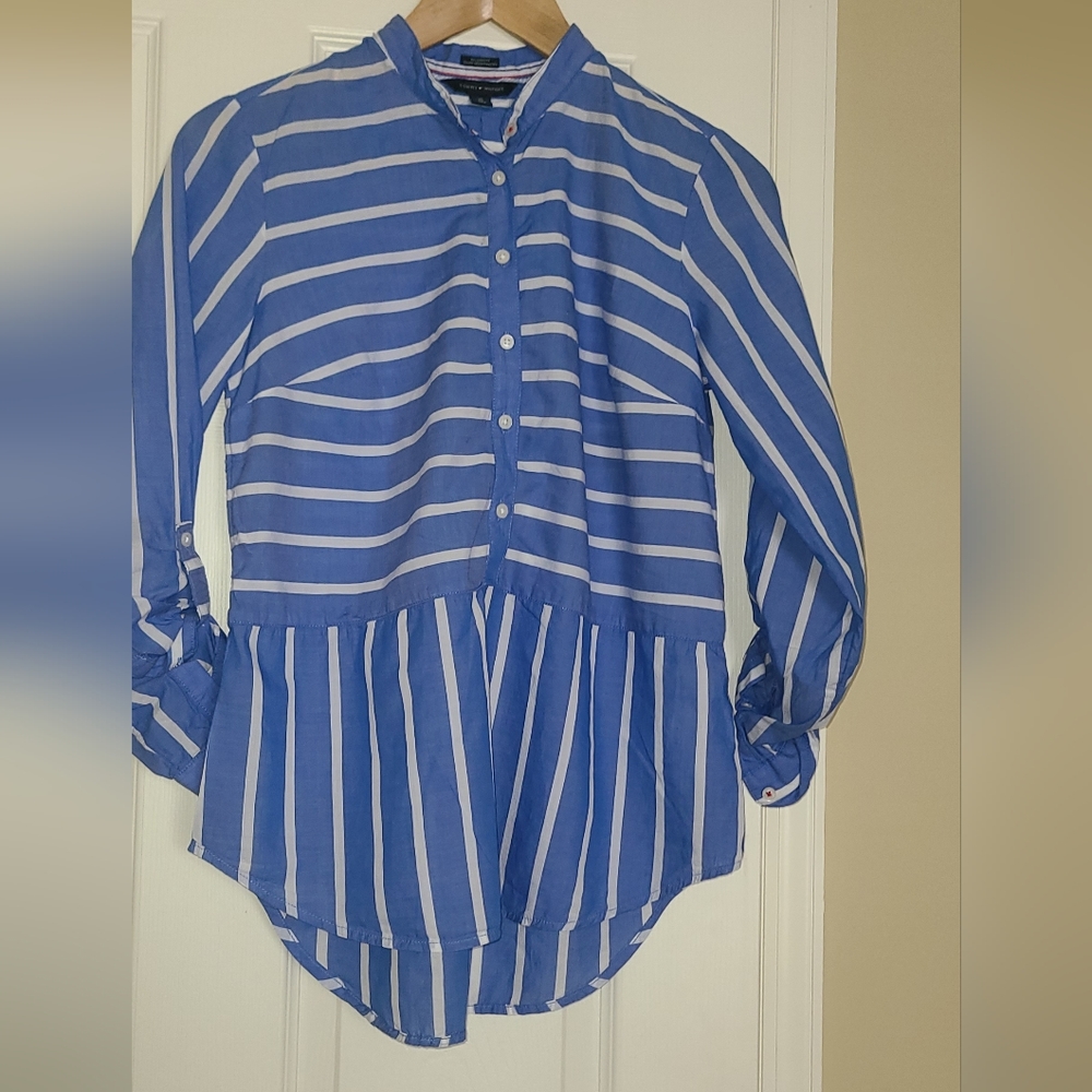 Tommy Hilfiger blue shirt